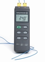 Termómetro digital portátil tipo 13100 Descripción Sensor de inmersión con mango tipo K rango de medición: -100 ... 800°
