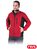 BLUZA Z POLARU OCHRONNA POLAR-TWIN_CBL CZERWONO-CZARNY 3XL