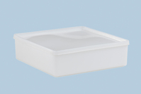 Container with slip lids 2,000 ml, square
