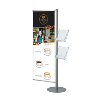 Banner Display / Poster Display / Banner Stand "Snap Quattro"