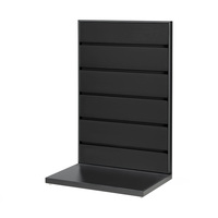 FlexiSlot Table Display Black Frame | traffic black similar to RAL 9004