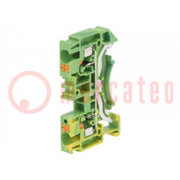 Splice terminal: rail; 0.2÷6mm2; ways: 1; terminals: 2; Width: 6.2mm