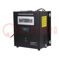 Converter: DC/AC; 1.4kW; Uout: 230VAC; Out: AC sockets 230V; 0÷40°C