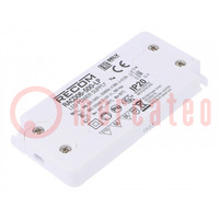 Power supply: switched-mode; LED; 6W; 2÷12VDC; 500mA; 198÷264VAC