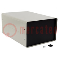 Enclosure: with panel; vented; 1401; X: 254mm; Y: 356mm; Z: 165mm
