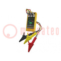 Tester: phase sequence; LED; Freq: 45÷400Hz