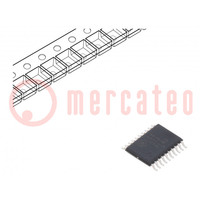 IC: digital; D latch; Ch: 8; CMOS; 2÷3.6VDC; SMD; TSSOP20; LCX