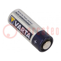 Battery: alkaline; 12V; 23A,8LR932; non-rechargeable; Ø10x29mm