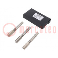 Tap; high speed steel grounded HSS-G; M11; 1.5; 70mm; 6,2mm; 3pcs.