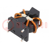 Inductor: wire with current compensation; THT; 110uH; 0.747mΩ