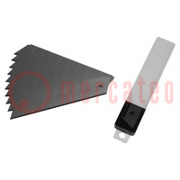 Blade; L: 110mm; W: 18mm; 10pcs.