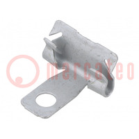 Carrying buckle; zinc-plated steel; 4÷8mm