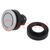 Switch: push-button; 22mm; silver; depending on the holder; IP65