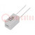 Capacitor: metallized PPS; SMR; 1uF; 7.2x7.2x13mm; THT; ±5%; 5mm
