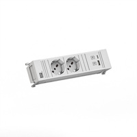 BACHMANN POWER FRAME 2xP40 1xUSB A/C 22W 0,2m GST18