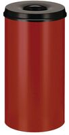 ECO Sicherheitsabfallbehälter - Rot/Schwarz, 62.5 cm, Stahlblech, Für innen