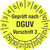 Prüfplakette, Geprüft nach DGUV Vorschrift 3, 1000 Stk/Rolle, 3,0 cm Version: 2029 - Prüfjahre: 2029-2034, leuchtgelb/schwarz