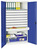 Werkzeug- und Materialschrank Serie 2000, 7035/5010, 8 Großraumschubladen