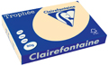 Clairefontaine Trophée Pastel, papier couleur, A3, 160 g, 250 feuilles, ivoire