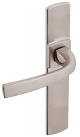 VACHETTE ASSA ABLOY ? CONJUNTO DE 2 MANILLAS DE PUERTA GRANDE PLACA MUZE-COLORIS DIAMANTE NEGRO