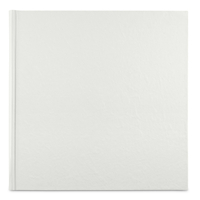 ALBUM GRAND FORMAT "WRINKLED", 30 X 30 CM, 80 PAGES BLANCHES, BLANC HAMA