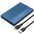 Obudowa | Kieszeń na dysk SSD HDD 2.5" | SATA | USB 3.0 | Super speed 5Gb/s | 2TB | Niebieskia