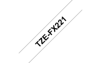 Spezialband Flexi-Tapes TZe-FX221, schwarz auf weiß Bild1