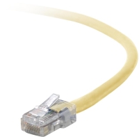 Belkin Cat5e, 20ft, 1 x RJ-45, 1 x RJ-45, Yellow networking cable