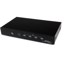 StarTech.com Switch Conmutador VGA de 4 Puertos HD15 4x1 con Mando a Distancia y Control por Puerto RS232 DB9