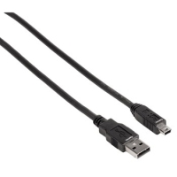 Hama USB 2.0 Connection Cable, 1.8m USB-kabel 1,8 m USB A Mini-USB B Zwart