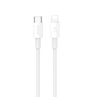 DUDAO L7SCL USB-C to cable 30W 2m white 1 m Biały