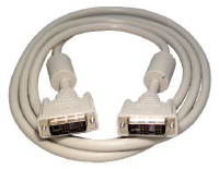 Cables Direct 2m DVI-D m/m DVI cable Beige