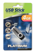 Bestmedia HighSpeed USB Stick Twister 4 GB USB-Stick USB Typ-A 2.0 Silber