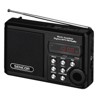 Sencor SRD 215 B radio Analogowy Czarny