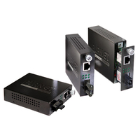 PLANET FST-802S15 convertitore multimediale di rete 100 Mbit/s 1310 nm Modalità singola Nero