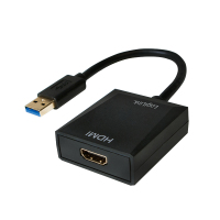LogiLink UA0233 USB grafische adapter 1920 x 1080 Pixels Zwart