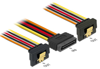 DeLOCK 60145 SATA-Kabel 0,15 m SATA 15-Pin Schwarz, Orange, Rot, Gelb
