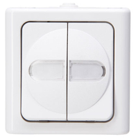 Kopp 560502004 light switch Thermoplastic White