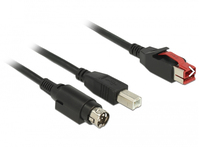 DeLOCK 85487 USB-kabel 1 m USB 2.0 USB B Zwart