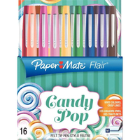 Papermate Flair Candy Pop rotulador Medio Multicolor 16 pieza(s)