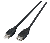 EFB Elektronik K5205.0,5 USB Kabel 0,5 m USB 2.0 USB A Schwarz