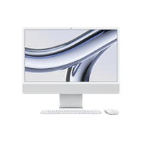 Apple iMac Apple M 59,7 cm (23.5") 4480 x 2520 pixelek 8 GB 256 GB SSD All-in-One számítógép macOS Sonoma Wi-Fi 6E (802.11ax) Ezüst