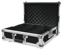Roadinger 30122077 Audiogeräte-Koffer/Tasche Aufzeichnungen Hard-Case Sperrholz Schwarz, Silber