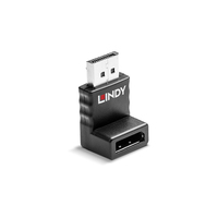 Lindy 41365 changeur de genre de câble DisplayPort Noir