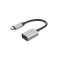 HYPER HD425D-GL USB Kabel 0,0176 m USB 3.2 Gen 2 (3.1 Gen 2) USB C USB A Schwarz, Silber