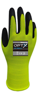 Wonder Grip OP-280HY Workshop gloves Black, Green Latex, Polyester 1 pc(s)