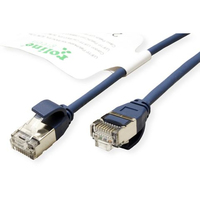 ROLINE GREEN 21.44.3344 hálózati kábel Kék 1,5 M Cat6a U/FTP (STP)