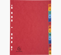 Exacompta 3113Z divider Carton Multicolour