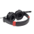 Gembird MHS-5.1-001 słuchawki/zestaw słuchawkowy Przewodowa Opaska na głowę Połączenia/muzyka Czarny, Czerwony