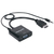 Manhattan 151559 video kabel adapter 0,3 m HDMI + 3.5mm VGA (D-Sub) Zwart